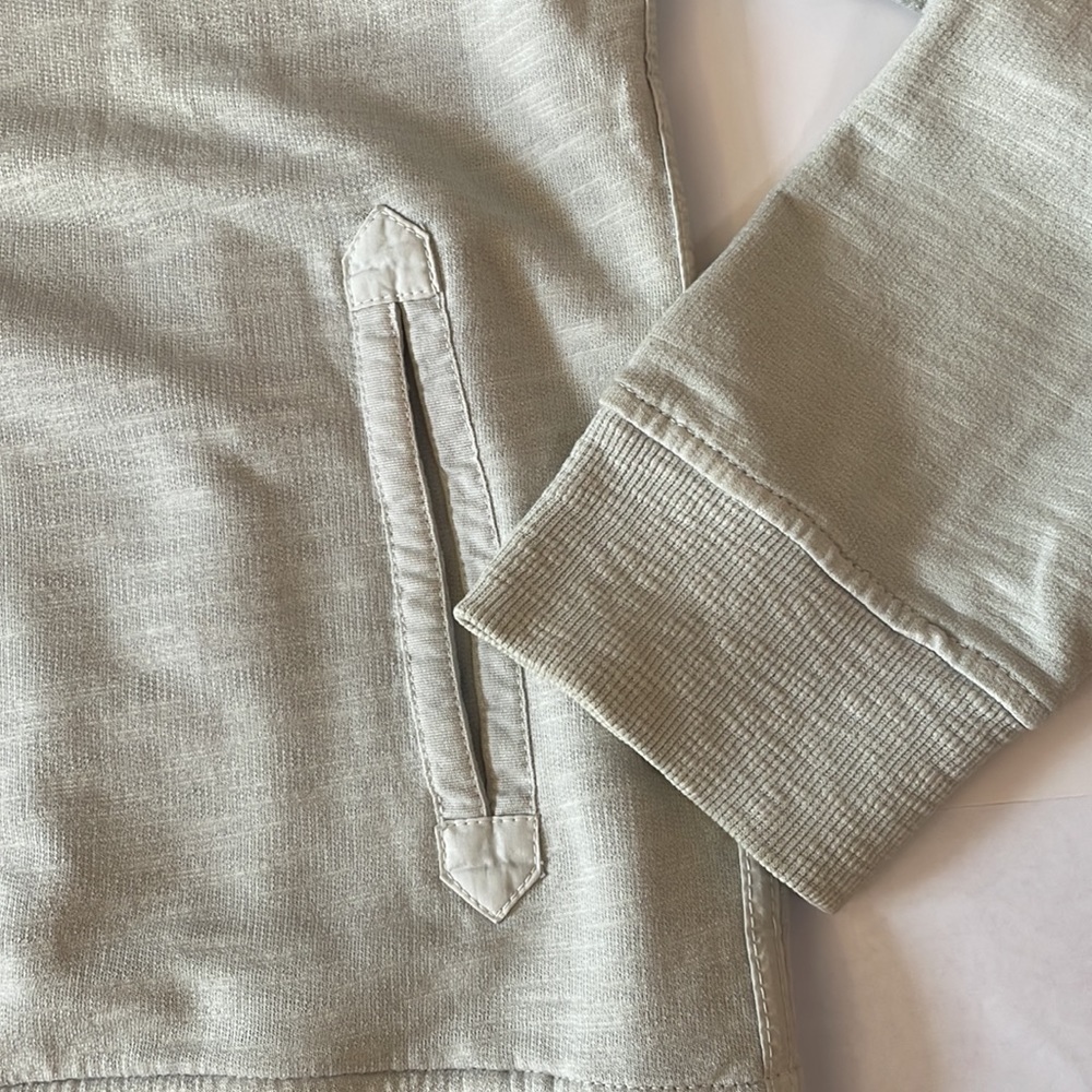 Men’s 90’s Calvin Klein track jacket, size large stone color, cargo pockets. - Picture 3 of 15